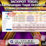 BUKTI JACKPOT TOGEL POOL TAIWAN TERPERCAYA DI INDONESIA TGL 15-06-2024