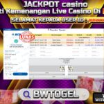 BUKTI JACKPOT CASINO PP LIVE BACCARAT A TERPERCAYA DI INDONESIA TGL 07-09-2024